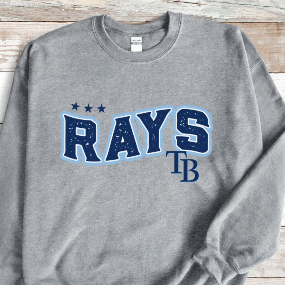 NEW - Tampa Bay Rays Crewneck Sweatshirt Unisex